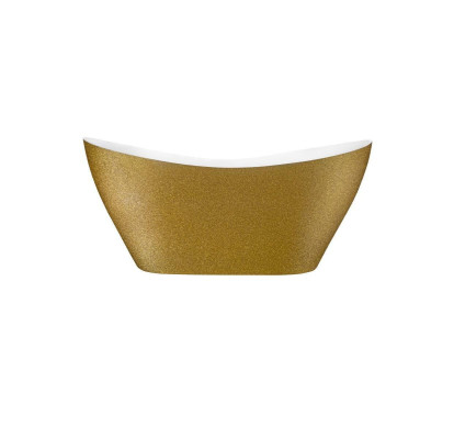 Golden Designer Bathtub Freestanding Luxury Bathtub in Gold Tubs