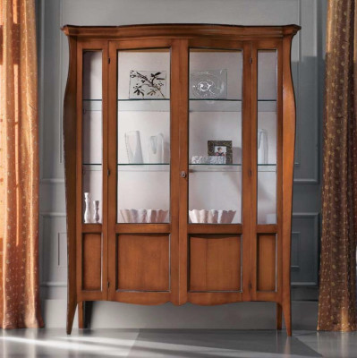 Display case Cabinets Showcases Wardrobe Wood Glass Furniture Living room Classic Sideboard