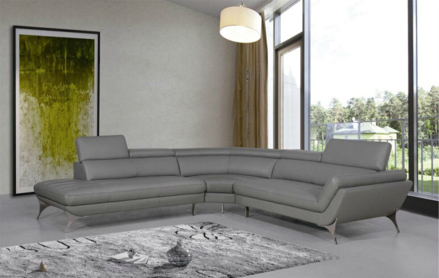 Leather sofa Couch Living landscape Corner sofa Corner Suite Design Modern Sofa 1541