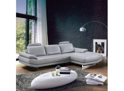 Leather sofa Couch Living landscape Corner sofa Corner Suite Design Modern Sofa 1508