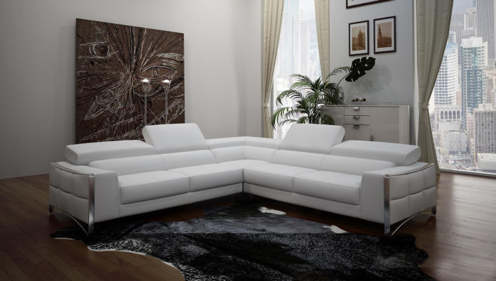 Leather sofa Couch Living landscape Corner sofa Corner Suite Design Modern Sofa 1504B