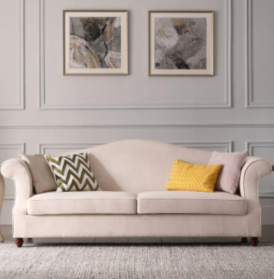 Couch 3 Seater Lounge Fabric Sofa Living landscape Relax Seat Design Sofas Textile