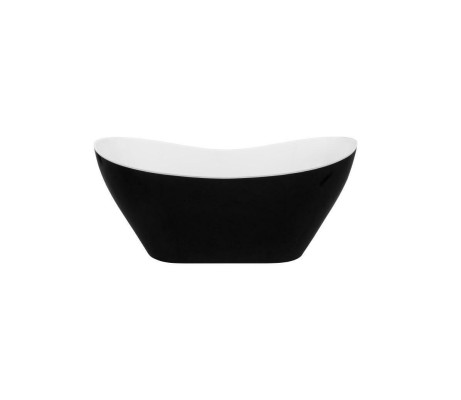 Black designer bathtub freestanding luxury bathtub in black