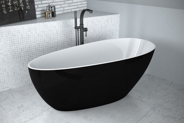 Modern Bathtub Exclusive Freestanding Design Bathtub Bathroom Freestanding Black