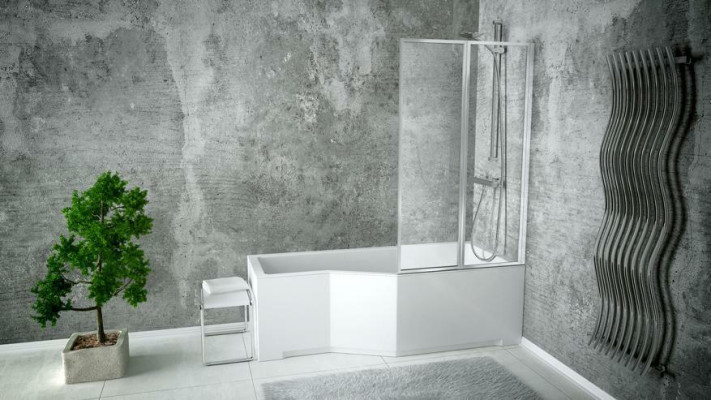 Rectangle Bathtub Bathroom Modern Bathroom Tub Acrylic Shower Screen