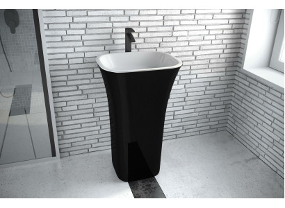 Modern Design Washbasin Acrylic Stand Bathroom Freestanding Washbasin
