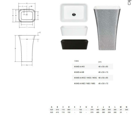 Modern Design Washbasin Acrylic Stand Bathroom Freestanding Washbasin
