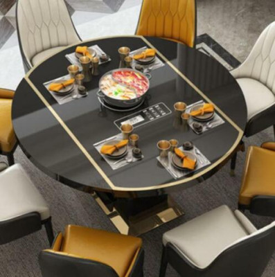 Multifunction s Dining table Tables Round Table Dining room Furniture stainless steel Kitchen Round