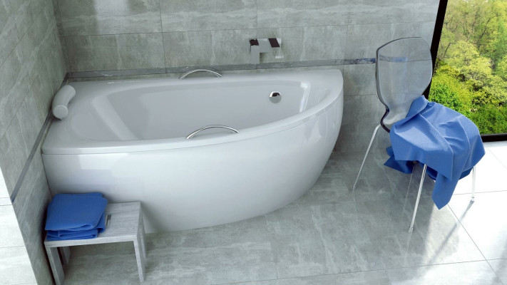 Bathtub corner bathtub corner 150*70 cm acrylic bathtub bath decorative corner bathtub