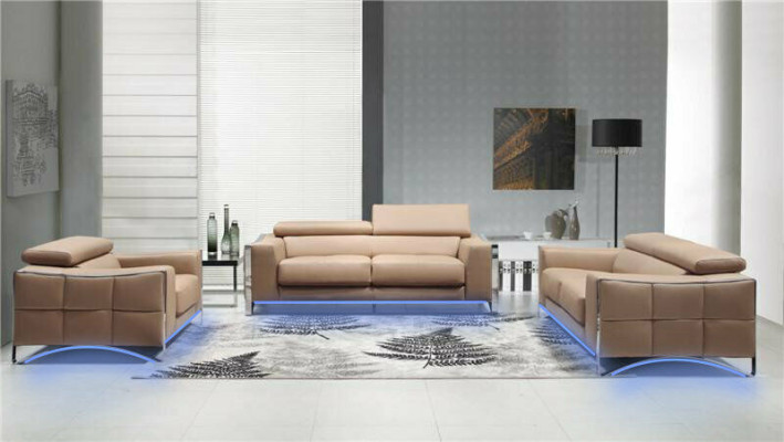 Sofa Couch Upholstery XXL Big 3 Seater (without 2+1) Sofas Leather Seat Design