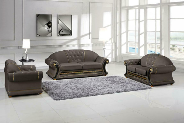 Classic Designer 3 Seater Chesterfield Leather Couch Upholstery Seat without 2+1 new