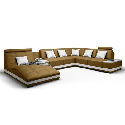 Designer sofa Corner sofa Living landscape Round sofa Leather sofa Couch Sofa U-shape NiddaA