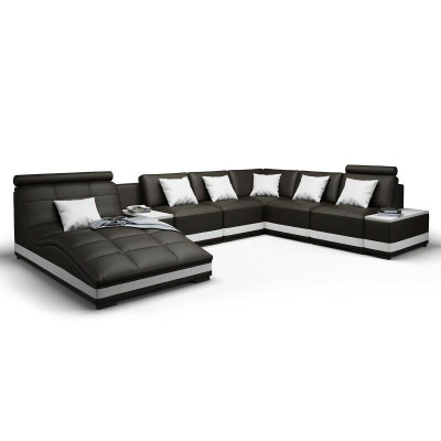 Designer sofa Corner sofa Living landscape Round sofa Leather sofa Couch Sofa U-shape NiddaA