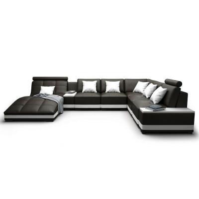 Designer sofa Corner sofa Living landscape Round sofa Leather sofa Couch Sofa U-shape NiddaA