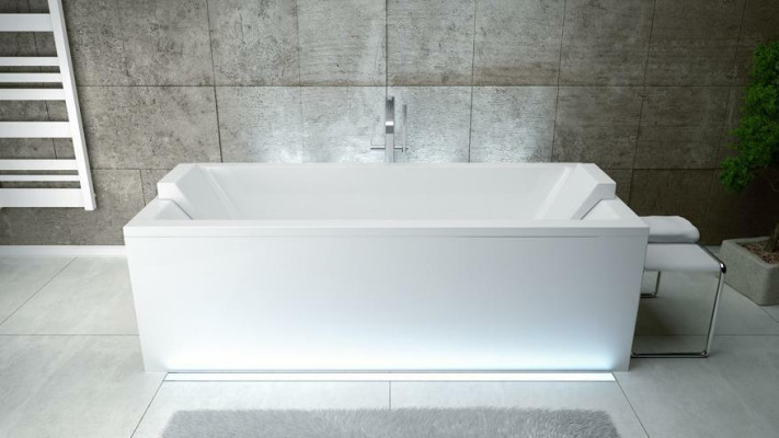 Corner Bath Bathroom Rectangular Corner Bath Tubs White Rounded Tub New
