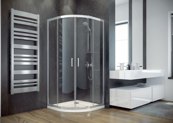 Exclusive shower cubicle quarter circle corner shower shower enclosure glass