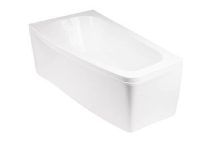 Bathroom Rectangular Corner Tubs Bathtubs White rounded corner tub new