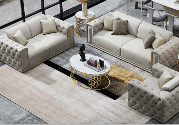 Sofa set 3+2+1 Seater Classic r Couches Living landscape Sofas Upholstery