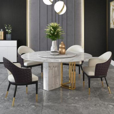 Round Luxury Table Design Tables Round Stone Furniture Dining room Dining tables Modern new