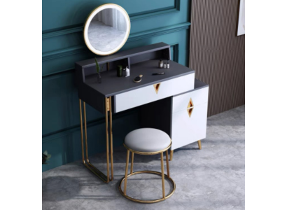 Dressing table Table Bedroom Stool Mirror Youth Modern Style