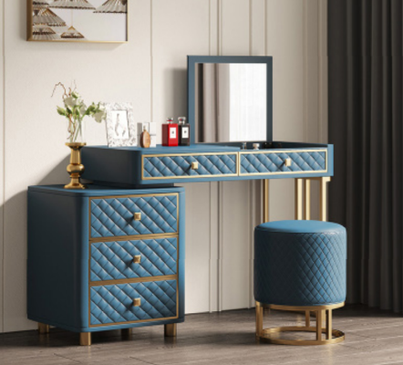 Dressing table Dressing table Cosmetic table Stool Mirror Bedside tables
