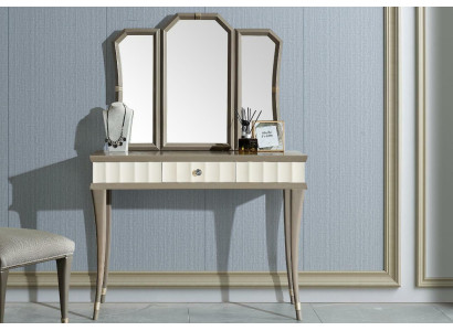 Dressing table with Mirror Luxury Bedroom Console new 2-piece. Solid wood set