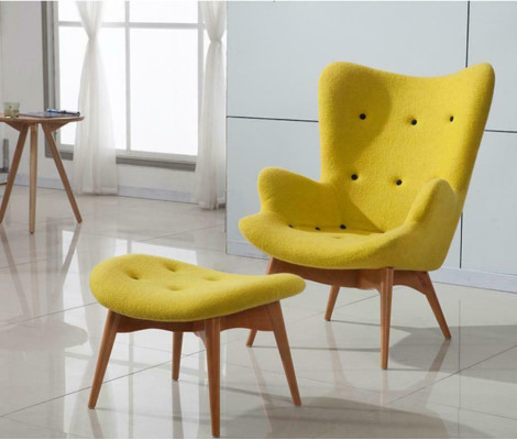 Armchair Design Couch Sofa Seater Textile Lounge Club Upholstery Luxury Seat
