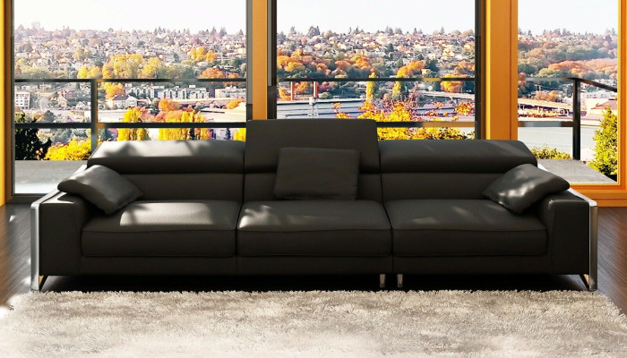 Design Leather Sofa Sofa Couch Upholstery Corner Seat Decor Suite Living landscape