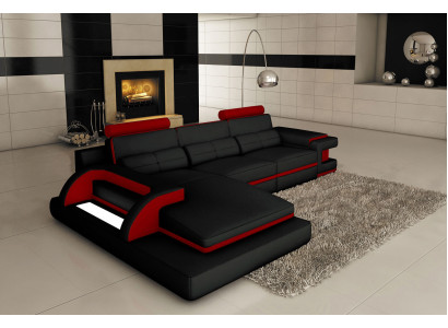 Design Upholstery Corner Leather Sofa Sofa Couch Seat Suite Living landscape