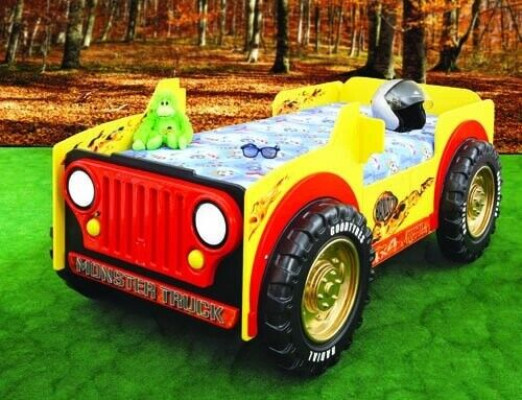 Childrens bed Childrens bed JEEP ABS Bed Beds Car Youth Bed Vehicle Mattress new
