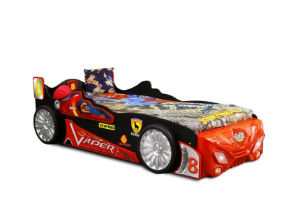 Noble Designer Childrens bed Racing Car Sleep Beds Children Furniture Bed + Mattress