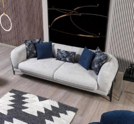 Sofa Couch Upholstery Three Seater Gray Couches Furniture Modern Design 3 Seater Sofas new