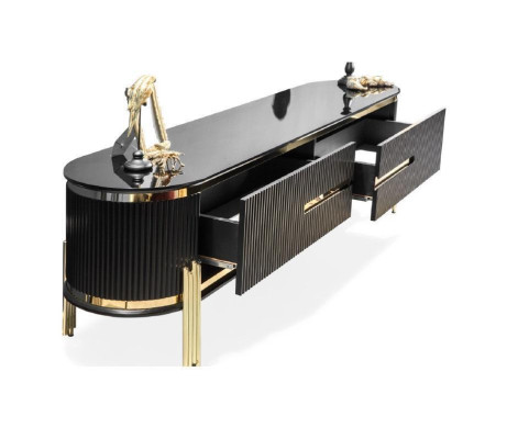 Sideboard Luxury Wardrobe Shelf Wood Sideboard Cabinets Living room Modern Designer