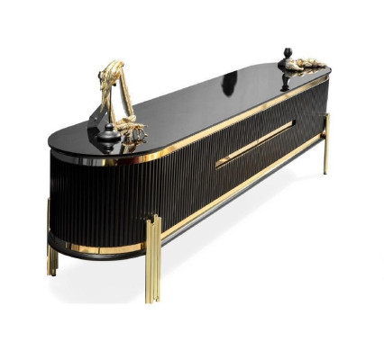 Sideboard Luxury Wardrobe Shelf Wood Sideboard Cabinets Living room Modern Designer