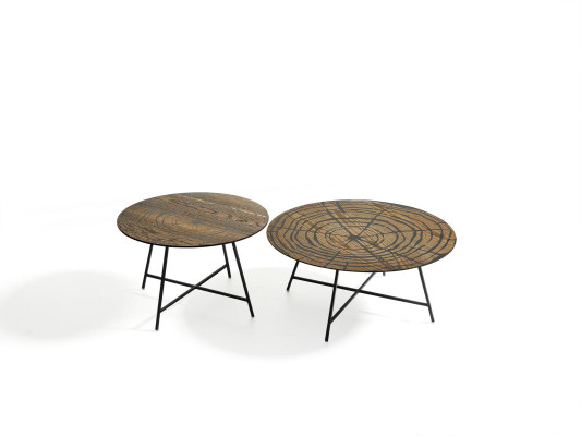 Modern Luxurious Set of 2 Round Coffee Tables for the Living room