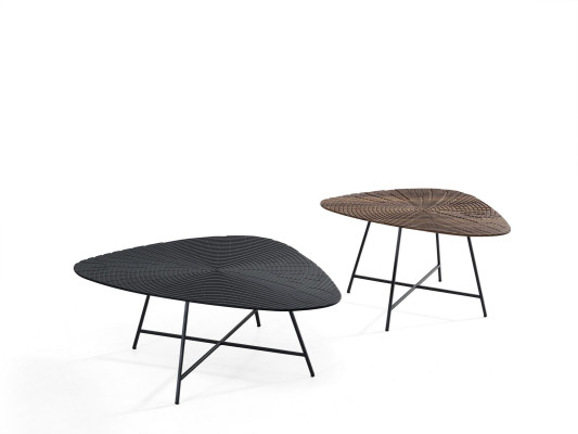 Coffee table Wood Side table Coffee table Designer Living room table 2 pcs.