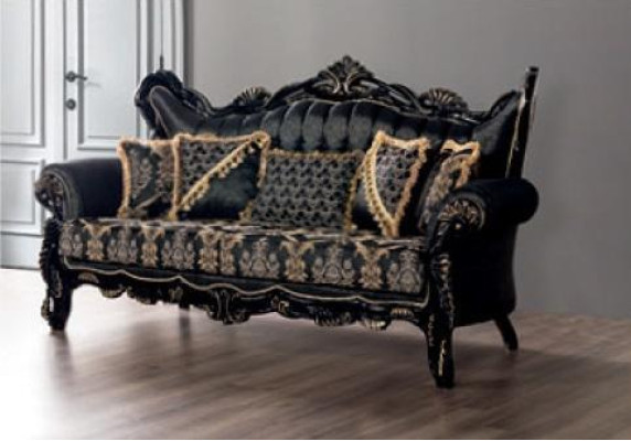 Sofa Set 3+3+1+1 Seater Coffee table Living room Luxury Black Sofa set new