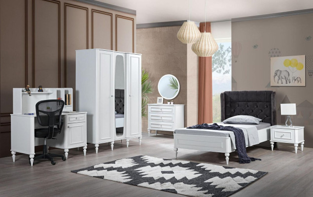 Wardrobe Bedroom Wardrobe Design Youth Clothes cupboards White