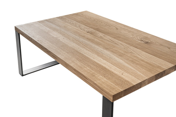 Designer Coffee table Glass Table Sofa Order Table Tables Brown Wood Loft Furniture