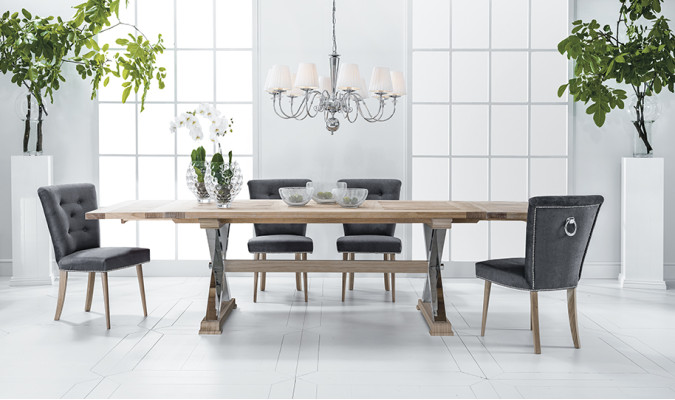 Design Dining room Dining table Table 8 Armchair Chair Lehn Chairs Real Wood