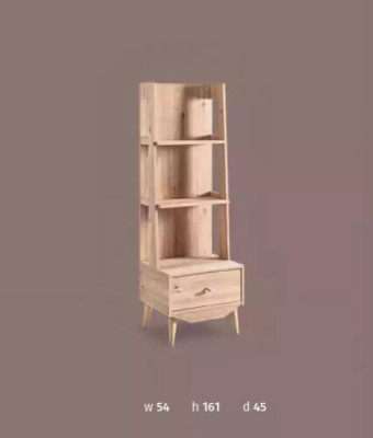 Shelf Wardrobe Bookshelf Cabinets Multipurpose Furniture Brown 54x45x161