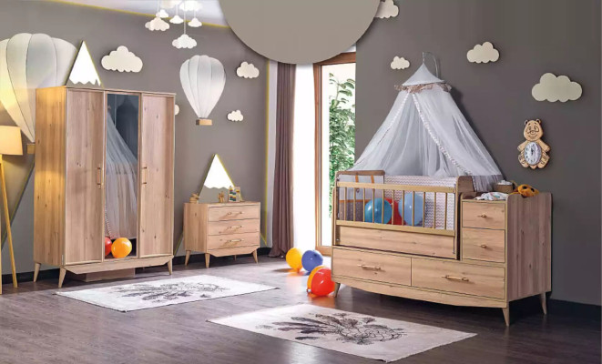 Wardrobe brown Wood Bedroom Furniture design Cabinets Elegant Wardrobe