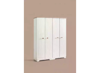 Classic Furniture Shelf Cabinets Wardrobe Bedroom Wood 160cm Luxury