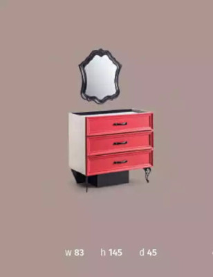 Classic s Sideboard Chest of drawers Wardrobe Chests of drawers Bedroom Red Wood
