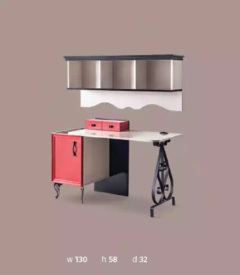 Secretary Desk Table 130x32x58 Desks Tables Furniture Wood Computer