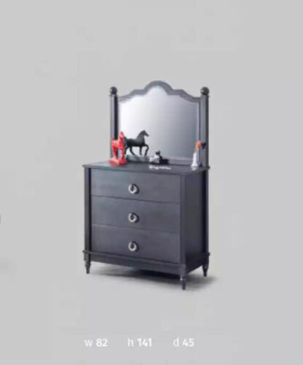 Chest of drawers with Mirror modern Black with drawers Chest of drawers with Bedroom