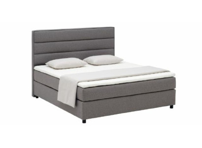 Continental Textile Bed Boxspring Bed Beds Upholstery High Double Leather