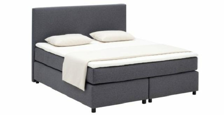 Bed Continental Boxspring Beds Upholstery High Double Leather Textile Bed