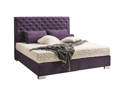 Design Upholstery Bed Leather Double Hotel Marriage Bedroom Boxspring Box new