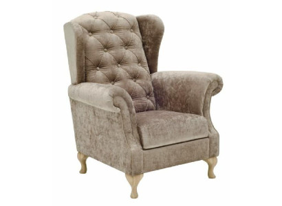 Armchair Couch Sofa TV Chair Lounge Upholstery Wing Chair Paris Lux